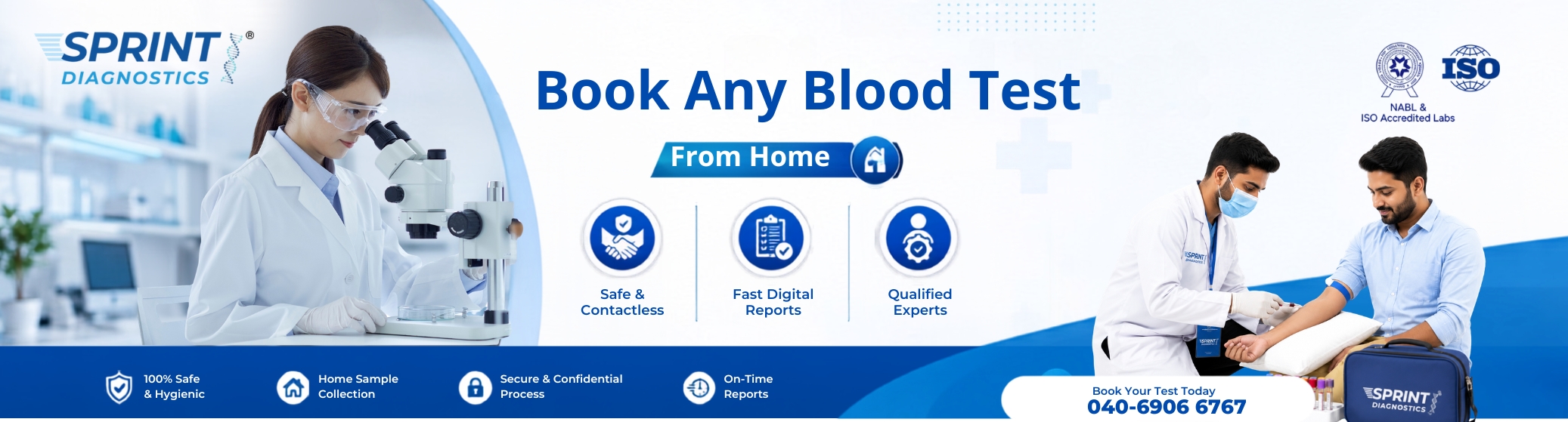 Book Any Blood Test From Home