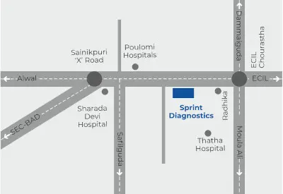 Sprint Diagnostics AS Rao Nagar address