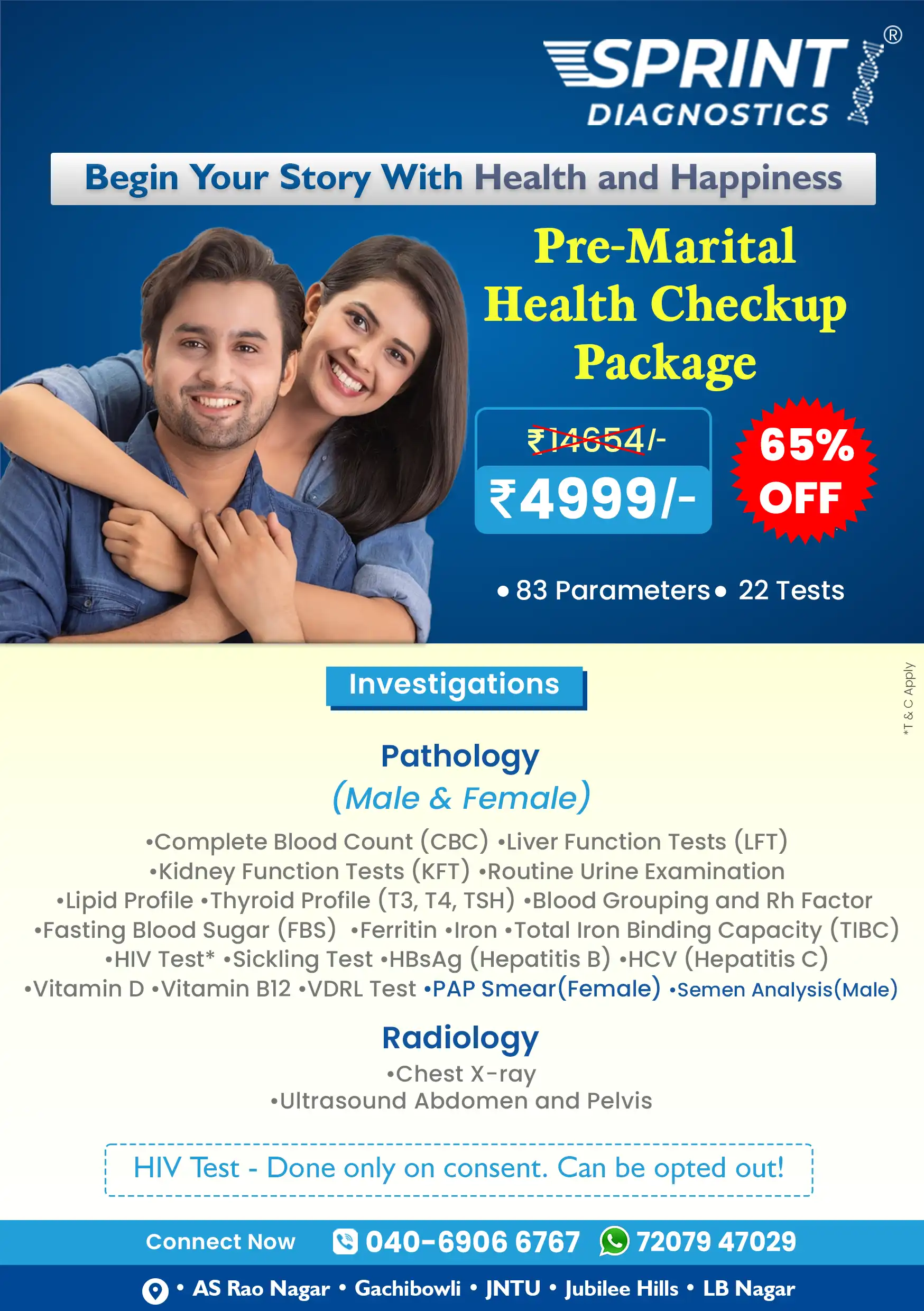 premarital Checkup Package