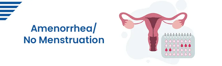 Amenorrhea No Menstruation